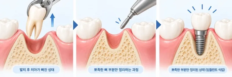 치조골 성형술 설명 관련 사진